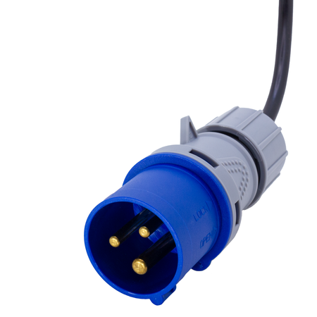 PROLUNGA ADATTATORE 5 METRI CON SPINA CEE E PRESA STANDARD TEDESCO - CAVO 3G1.5 - IP44