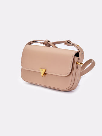 Borsa Vicolo V-lock con tracolla in ecopelle