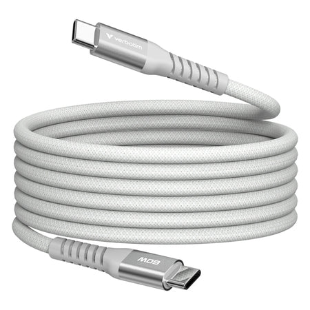 Verbatim Cavo Magnetico Sync Charge Usb-C To Usb-C 60W 120 Cm_Grigio