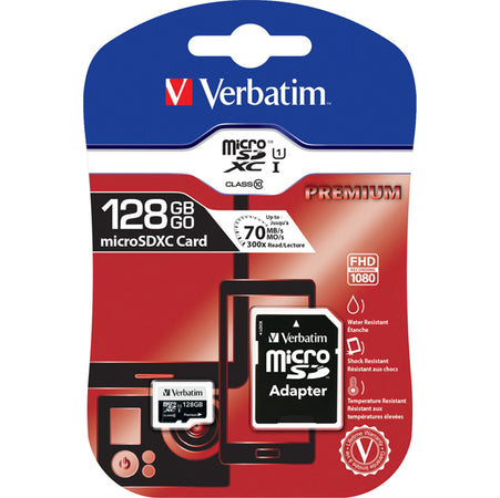 Micro Sd Card 128Gb Hc Classe 10 Fino A 45Mb/S
