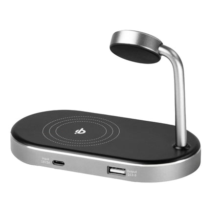 Verbatim Supporto Di Ricarica 3-In-1 Wcs-02 Ricarica Via Cavo E Wireless