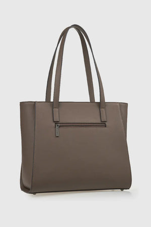 VERDE FASHION | Borsa a spalla dettaglio camoscio