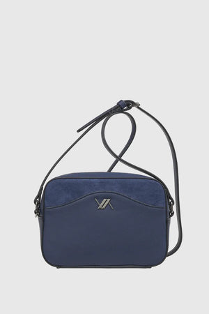VERDE FASHION | Borsa a tracolla dettaglio camoscio