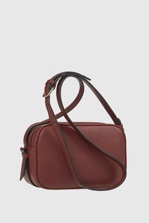 VERDE FASHION | Camera bag in ecopelle goffrata