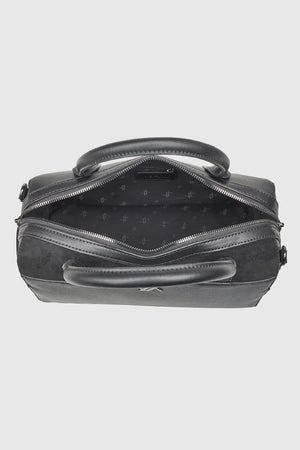 VERDE FASHION | Borsa bauletto dettaglio camoscio