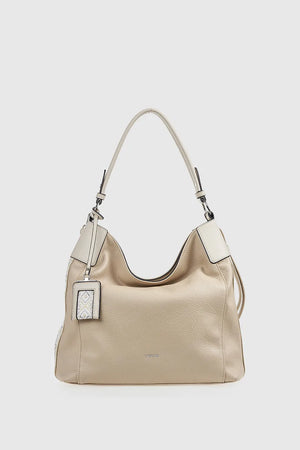 VERDE FASHION | Borsa morbida a spalla dettagli boho