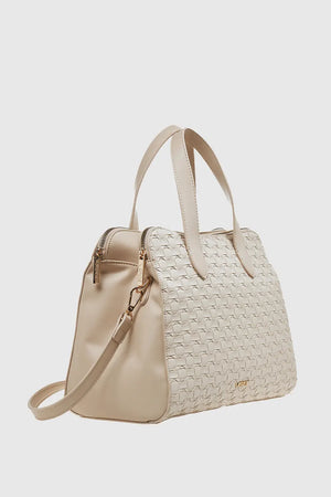 VERDE FASHION | Borsa doppia zip intrecciata