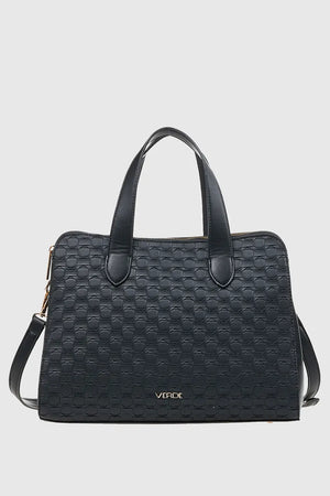 VERDE FASHION | Borsa doppia zip intrecciata