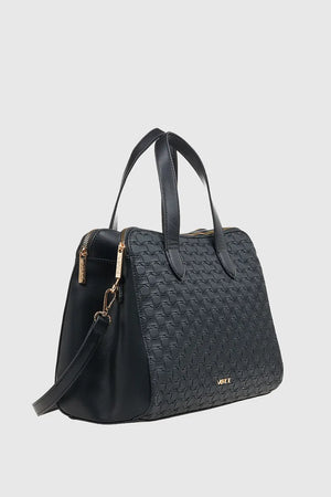 VERDE FASHION | Borsa doppia zip intrecciata
