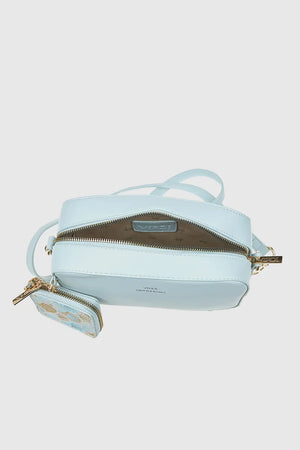 VERDE FASHION | Camera bag a tracolla con portamonete