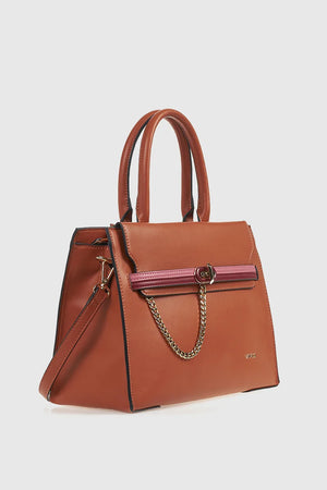 VERDE FASHION | Borsa cartella grande a tracolla