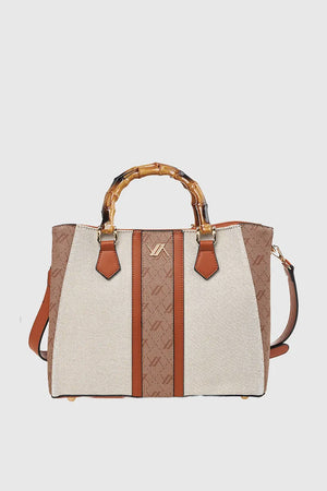 VERDE FASHION | Tote bag manico bamboo