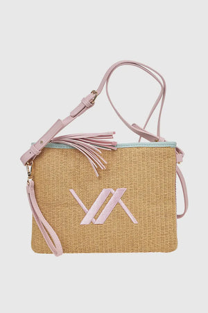 VERDE FASHION | Mini bag in rafia a bustina