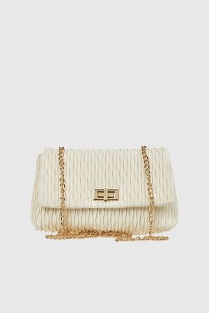 VERDE FASHION | Pochette ecopelle trama ondulata