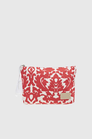 VERDE FASHION | Pochette mare in cotone fantasia cachemire