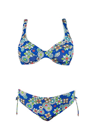 VERDISSIMA Mare | Bikini ferretto imbottito+slip coulisse Crystal