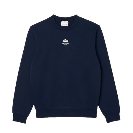 Lacoste felpe senza cappuccio uomo lacoste - sweatshirt - blu da uomo