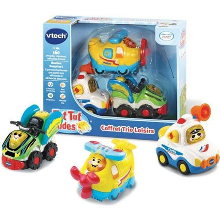 VTECH - TUT TUT BOLIDES - Scatola Tris Loisirs (Aereo + Formula 1 + Autobus)