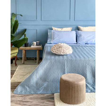 Copriletto Trapuntato Maestri Cotonieri Major 1 Piazza e 1/2 Cotone - The King Luxury