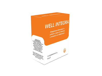 WELL INTEGRA Integratore Multivitaminico in Stick – Energia e Difese Immunitarie | 1 al Giorno da Sciogliere in Acqua