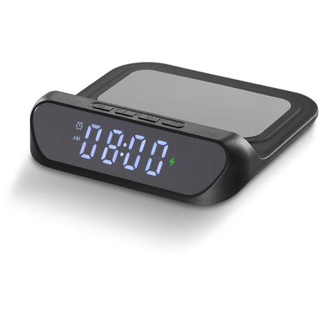Caricabatterie Wireless con Sveglia Nero CellularLine