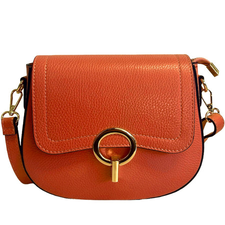 Modarno Borsetta donna in vera pelle 23x8x19