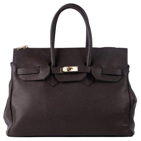 Modarno Borsa Birk a Mano in vera Pelle 40x17x28 cm