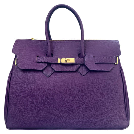 Modarno Borsa Birk a Mano in vera Pelle 40x17x28 cm