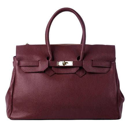 Modarno Borsa Birk a Mano in vera Pelle 40x17x28 cm