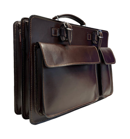 Modarno Pelle Briefcase Uomini, Borsa in pelle, Borsa Avvocati, Regalo di Natale per lui, Borsa da lavoro, Made in Italy, Borsa Spalla