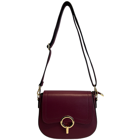Modarno Borsetta donna in vera pelle 23x8x19