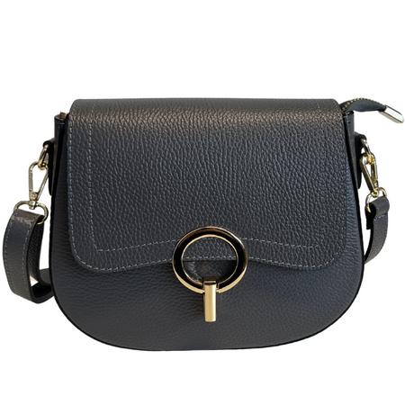 Modarno Borsetta donna in vera pelle 23x8x19