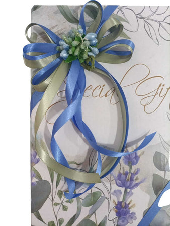 Confezione Regalo Personalizzata con Fiore e Nastro