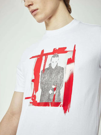 John Richmond T-SHIRT STAMPA CENTRALE da uomo