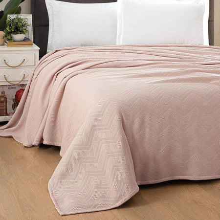 Copriletto Maestri Cotonieri Zig Zag Singolo Cotone - The King Luxury