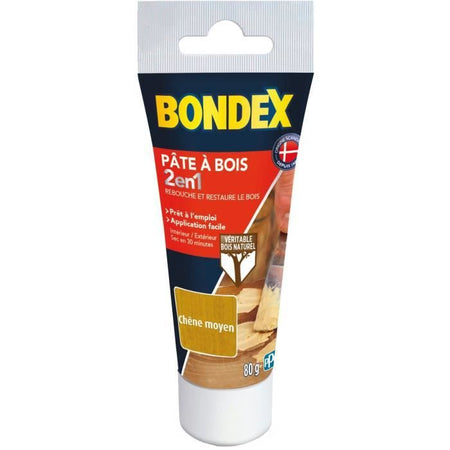 Stucco per legno di rovere medio - BONDEX - 420479 - 80 g