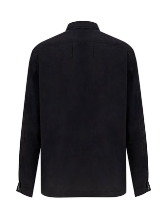 Tom Ford Camicia Nera con Maxi Tasche da uomo