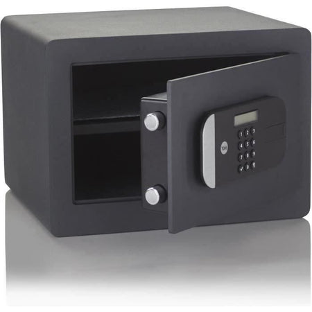 YALE Cassaforte di alta sicurezza con serratura elettronica (certificata SKG), dimensioni domestiche H.25 x L.35 x P.30 cm (18,6 L)
