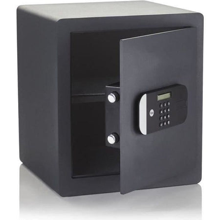 YALE Cassaforte di alta sicurezza con serratura elettronica (certificata SKG), dimensioni scrivania H.40 x L.35 x P.34 cm (35.5 L)