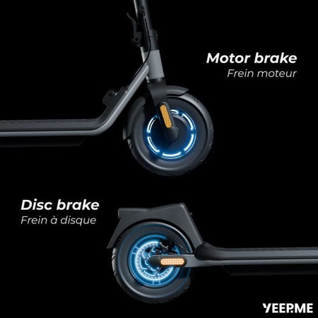 Monopattino elettrico - YEEP.ME - 85a start - 8,5 - 350W - 5,2Ah - 20 km - Connesso - 5 anni di garanzia