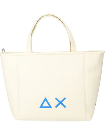 SUN68 shopping bag bianco panna art.Z35262