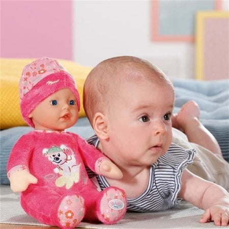 Baby Born - Sleepy - Bambola morbida con sonaglio integrato - Rosa - 30 cm - Dai 3 anni in su