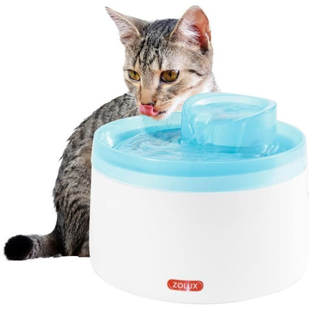 Fontana Zolux - Per gatti e cani - Con cartuccia filtrante - 2 litri
