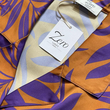 Zero Luxury Pigiama in Raso da Donna Aperto Avanti 32LUX207-1 S125 - Passarelli Biancheria