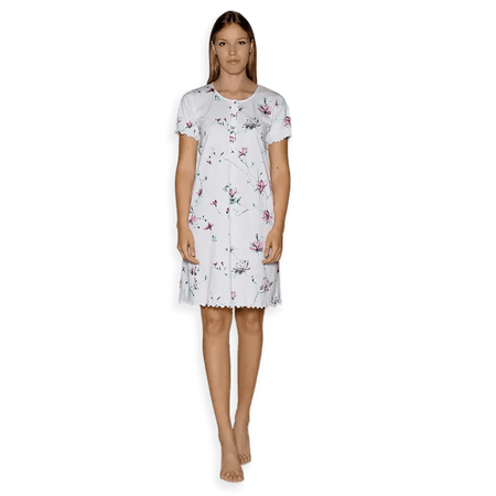 Zero Pigiamore Camicia da Notte Estiva da Donna 3364 S38 - Passarelli Biancheria