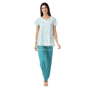 Zero Pigiamore Pigiama Estivo Maniche Corte da Donna Aperto 4320 2504S36