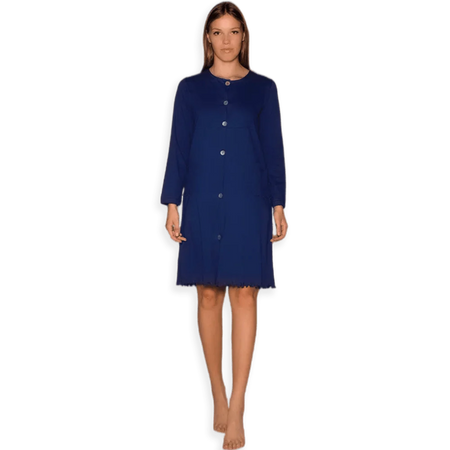 Zero Pigiamore Vestaglia Estiva Abbottonata da Donna 3379 S40 - Passarelli Biancheria