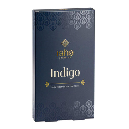 ISHA cosmetics - Indigo - tinta vegetale in polvere per toni bruni - testato dermatologicamente e al nichel<1ppm - vegan - 100g - Naturopatica shop & therapy