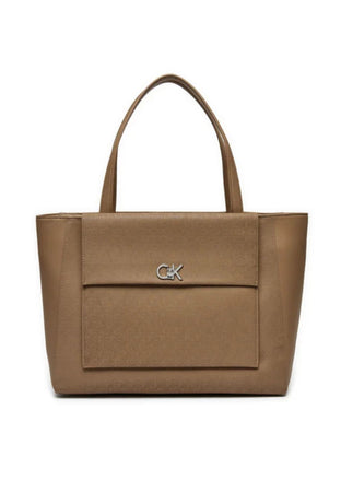 calvin klein BORSA CK MEDIUM SHOPPER W/POCKET_MONO da donna