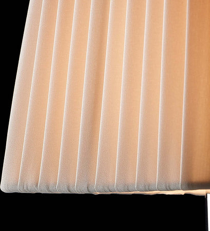 Abat-jour-classica-Illuminando-SOFIA-LU-P-LED-lampada-tavolo-acrilico-trasparente-paralume-plissettato-quadrato-tessuto-E27